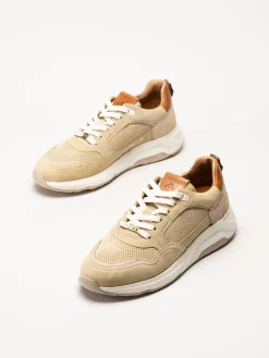 Ambitious - Beige sneakers i mocka