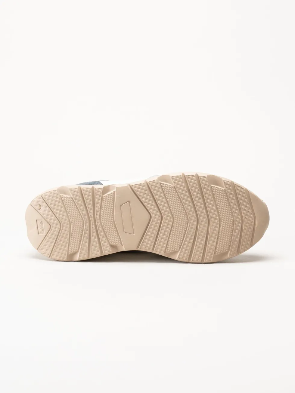 Ambitious - Gråblå sneakers i skinn och mocka