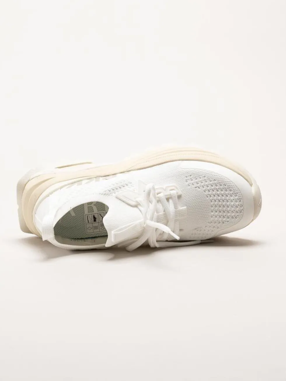 ARKK Copenhagen - Waste Zero Bright White - Vita slip on sneakers i textil