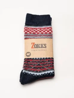 Bambusa - Vit Tennis-socka med två svarta ränder