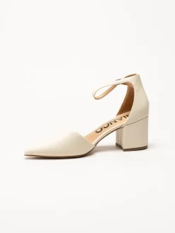 Bianco - Biadevived - Offwhite pumps i skinnimitation