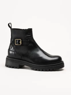 Canada Snow - Mount Essa - Svarta boots i skinn