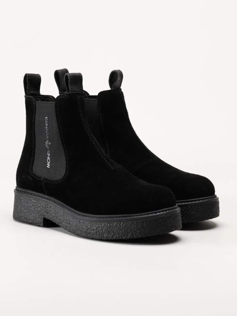 Canada Snow - Mount Vail - Svarta chelsea boots i mocka