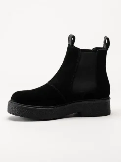 Canada Snow - Mount Vail - Svarta chelsea boots i mocka