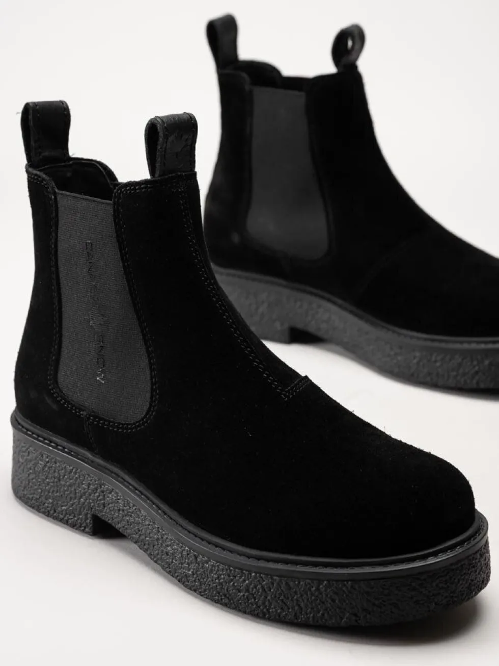 Canada Snow - Mount Vail - Svarta chelsea boots i mocka