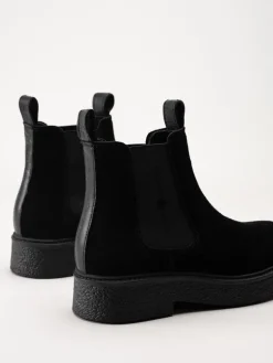 Canada Snow - Mount Vail - Svarta chelsea boots i mocka