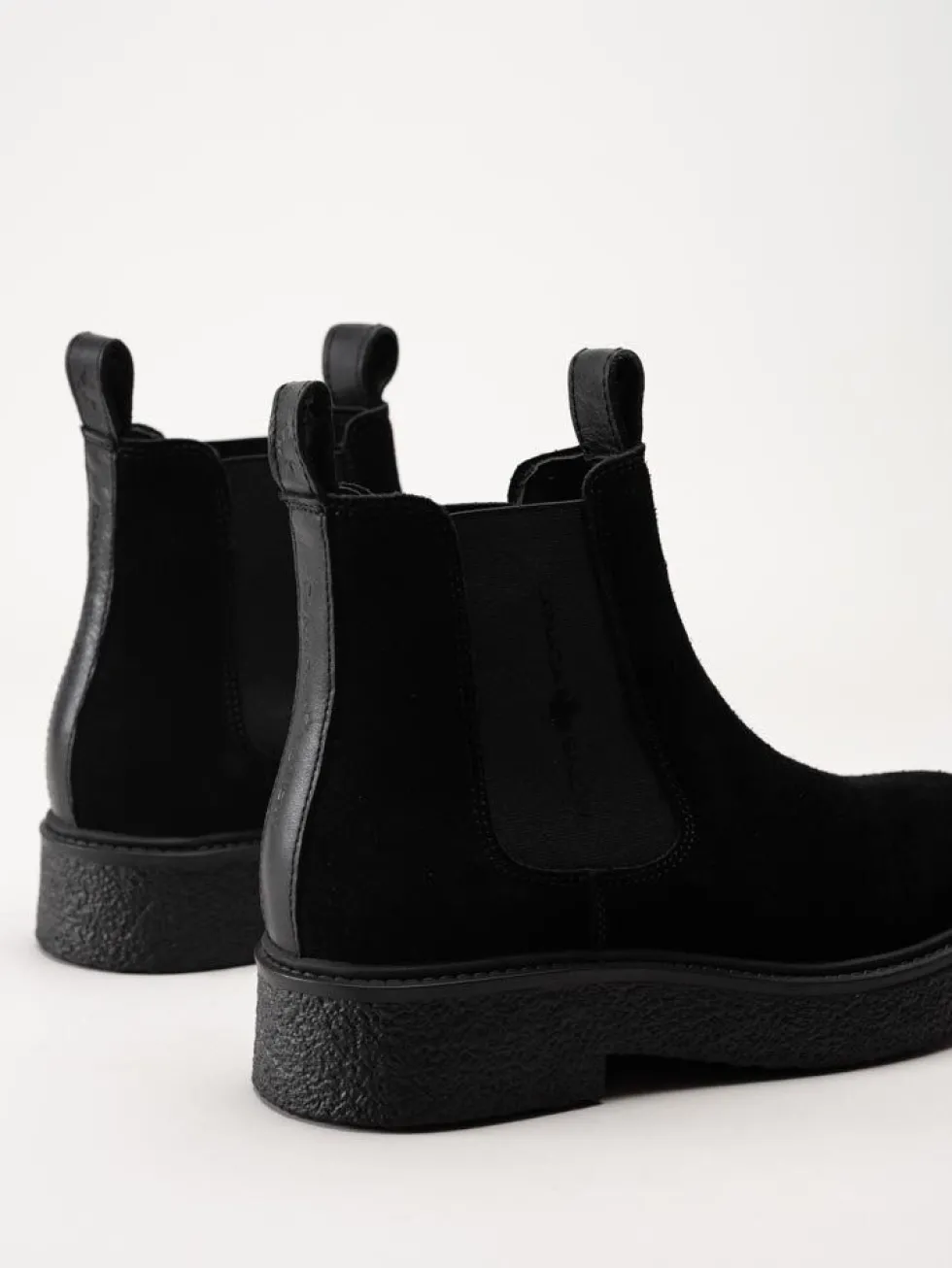 Canada Snow - Mount Vail - Svarta chelsea boots i mocka