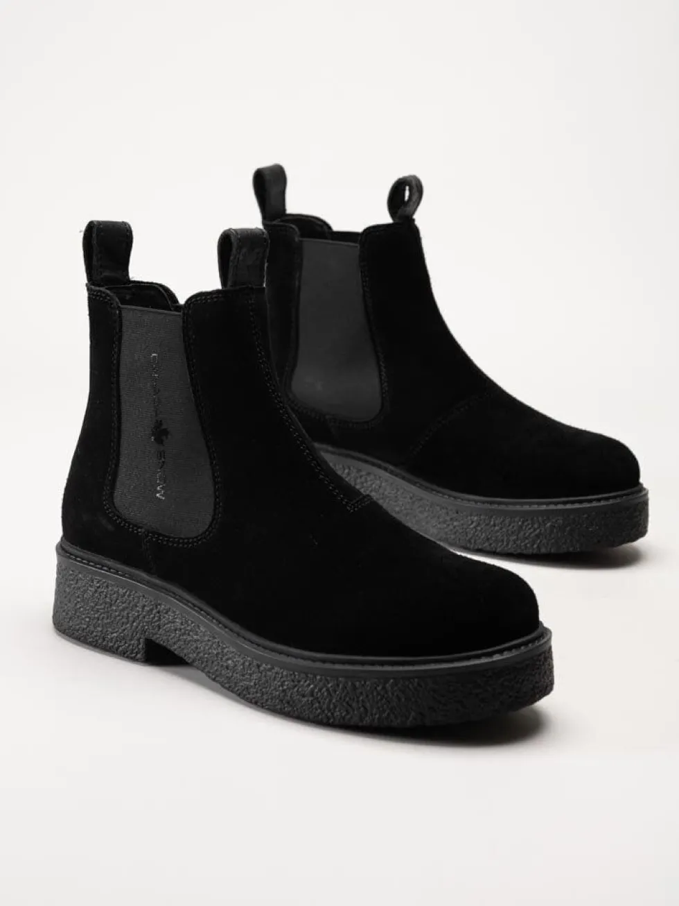 Canada Snow - Mount Vail - Svarta chelsea boots i mocka