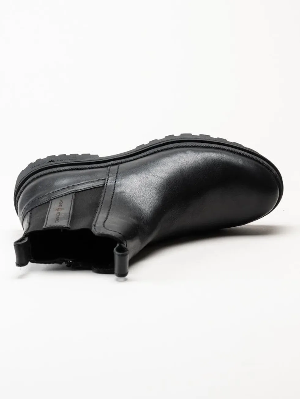 Canada Snow - Mount Verdi - Svarta chelsea boots i skinn