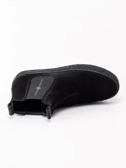 Canada Snow - Mount Verm - Svarta ullfodrade boots i mocka