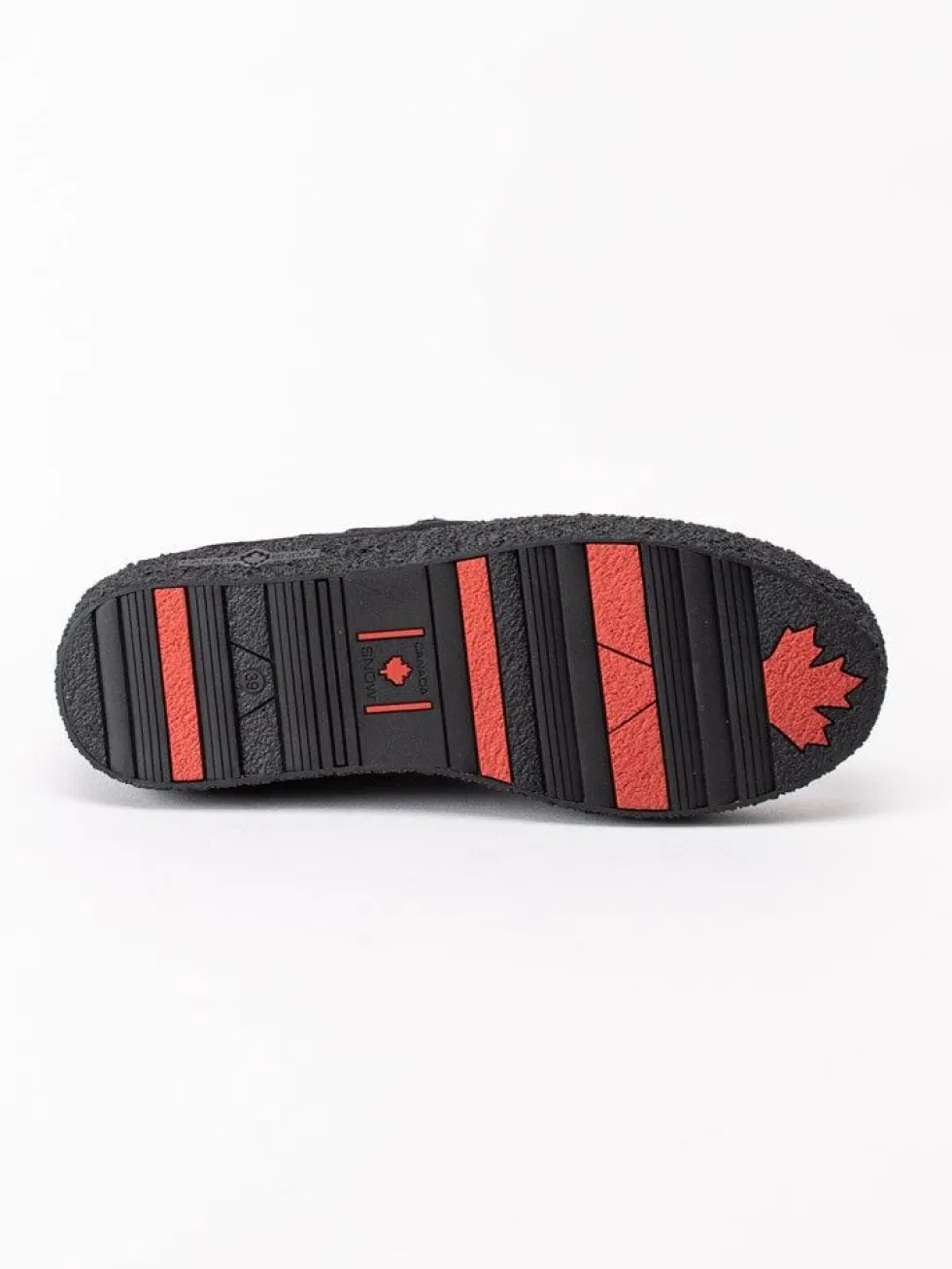 Canada Snow - Mount Verm - Svarta ullfodrade boots i mocka