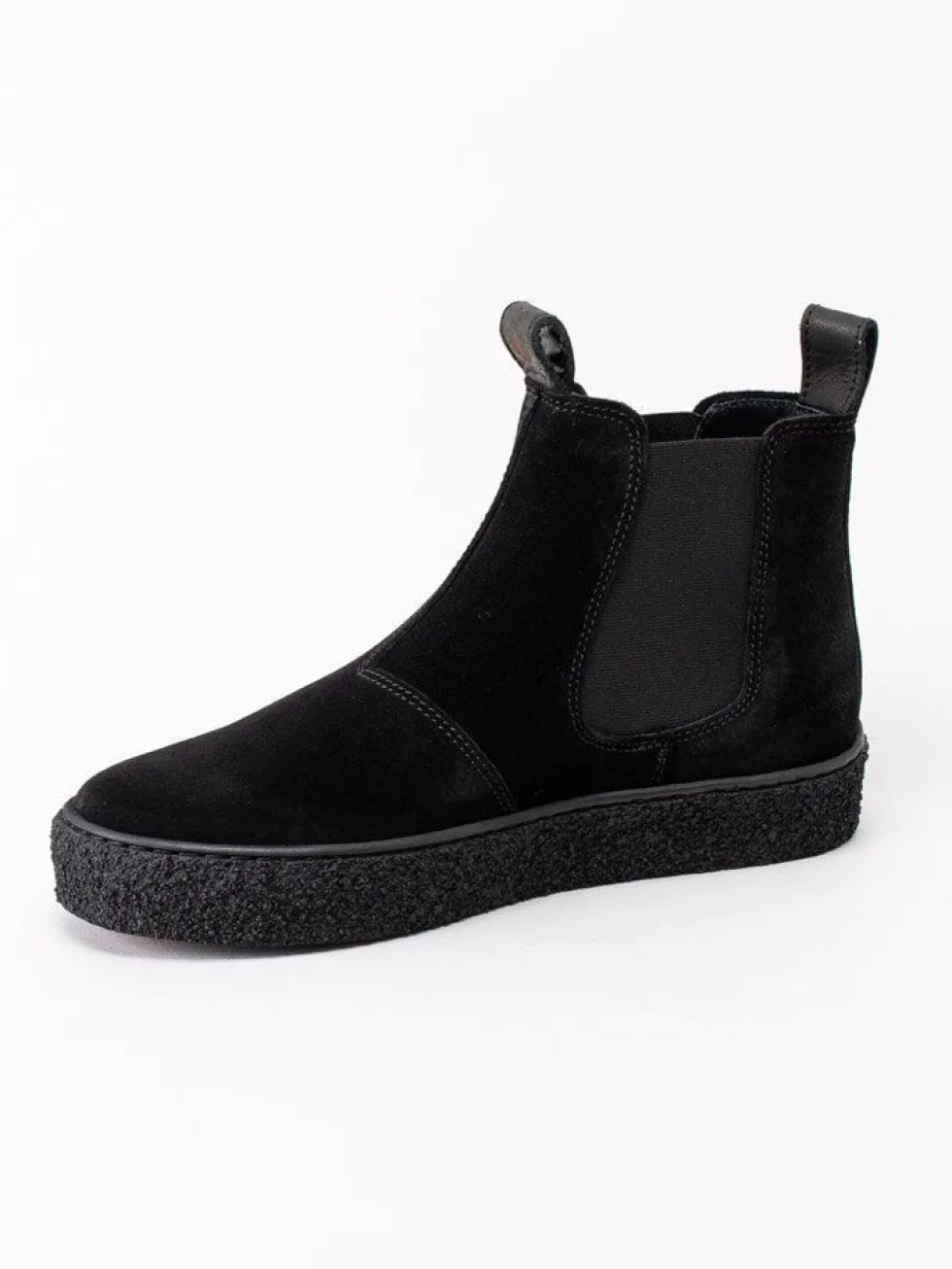 Canada Snow - Mount Verm - Svarta ullfodrade boots i mocka