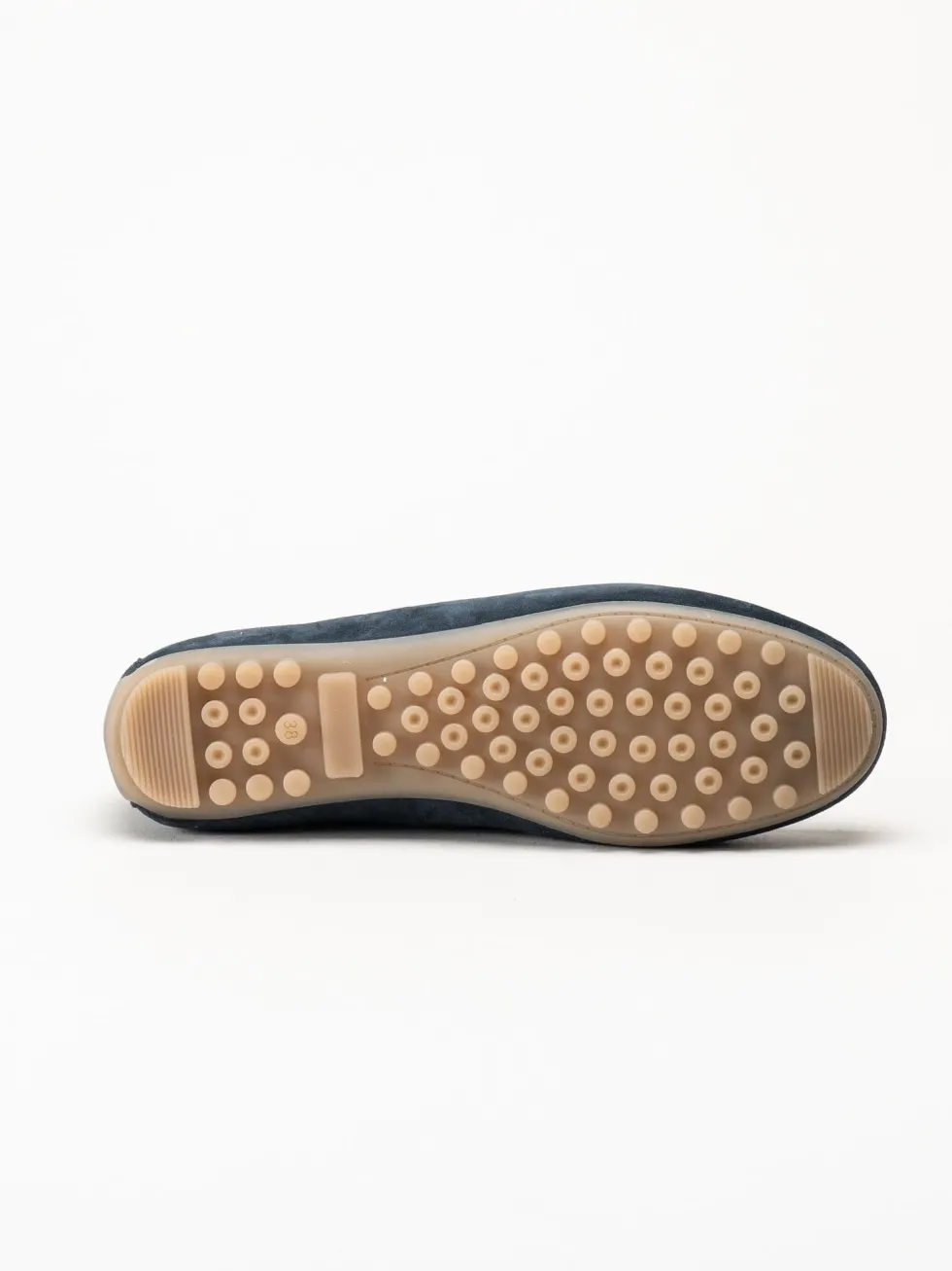 Caprice - Mörkblå loafers i mocka