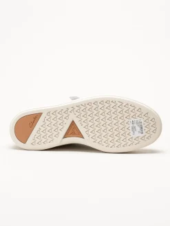 Clarks - Craft Swift - Vita sneakers i skinn