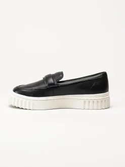 Clarks - Mayhill Cove - Svarta lågskor i skinn