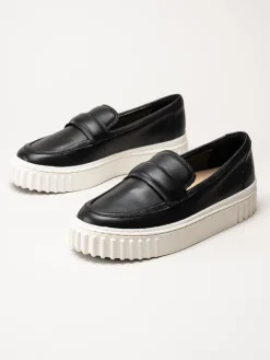 Clarks - Mayhill Cove - Svarta lågskor i skinn