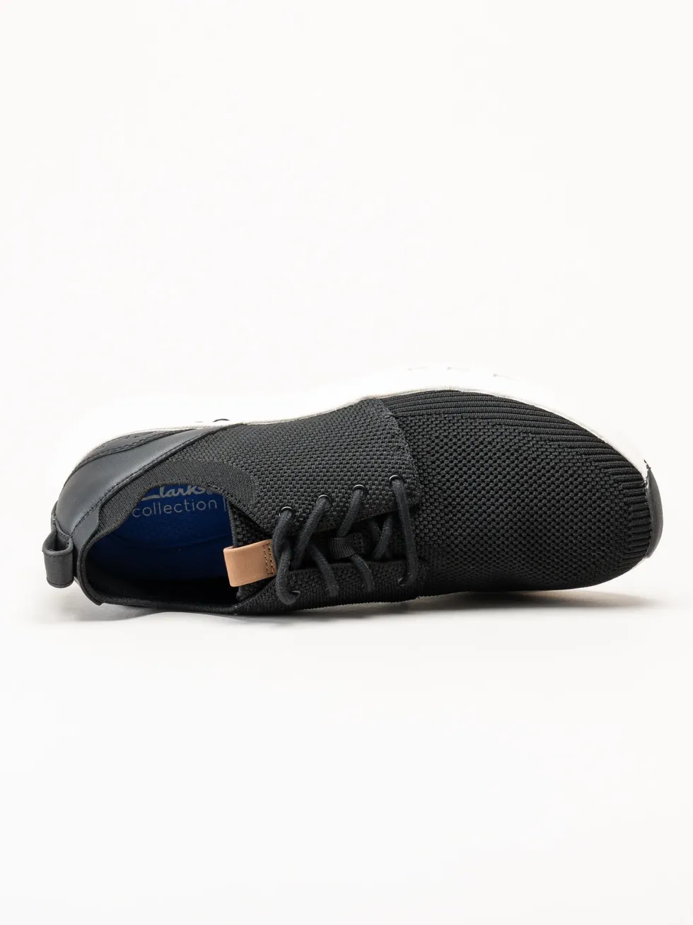 Clarks - Motion Trek MX - Svarta sneakers i stickad textil