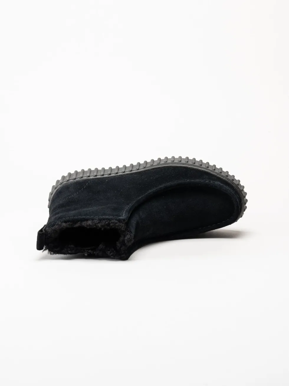 Clarks - Torhill Cozy - Svarta boots i mocka