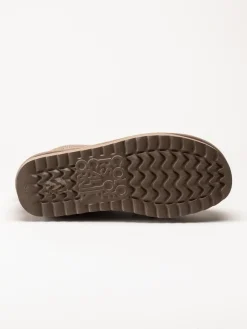 Colors of California - Beige fodrade platåboots