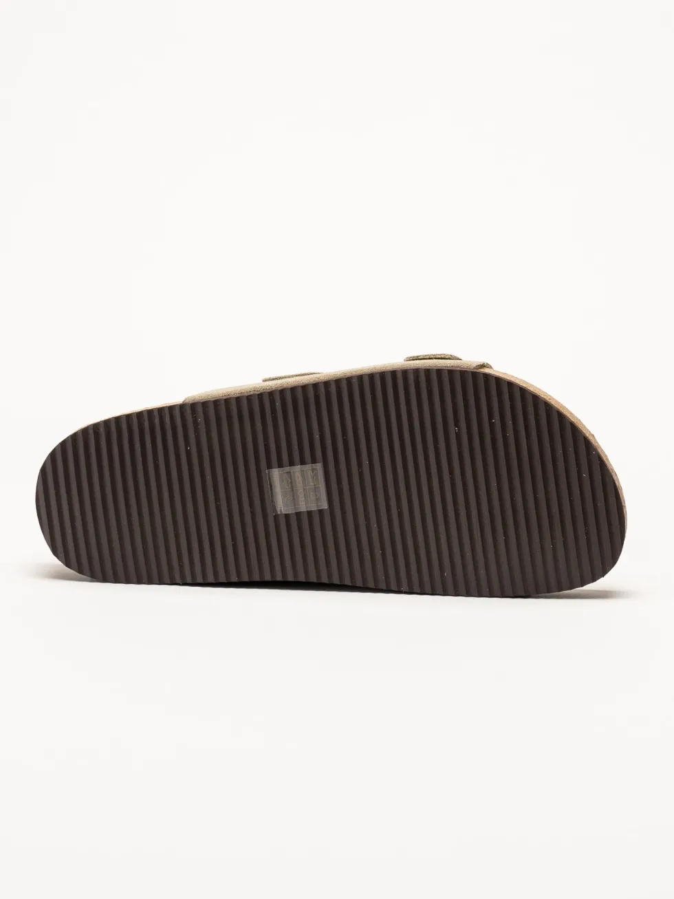 CpH Comfort - Grågröna slip in sandaler i mocka