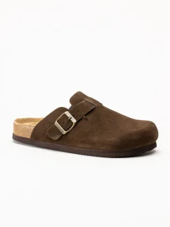 CpH Comfort - Mörkbruna sandaler i mocka