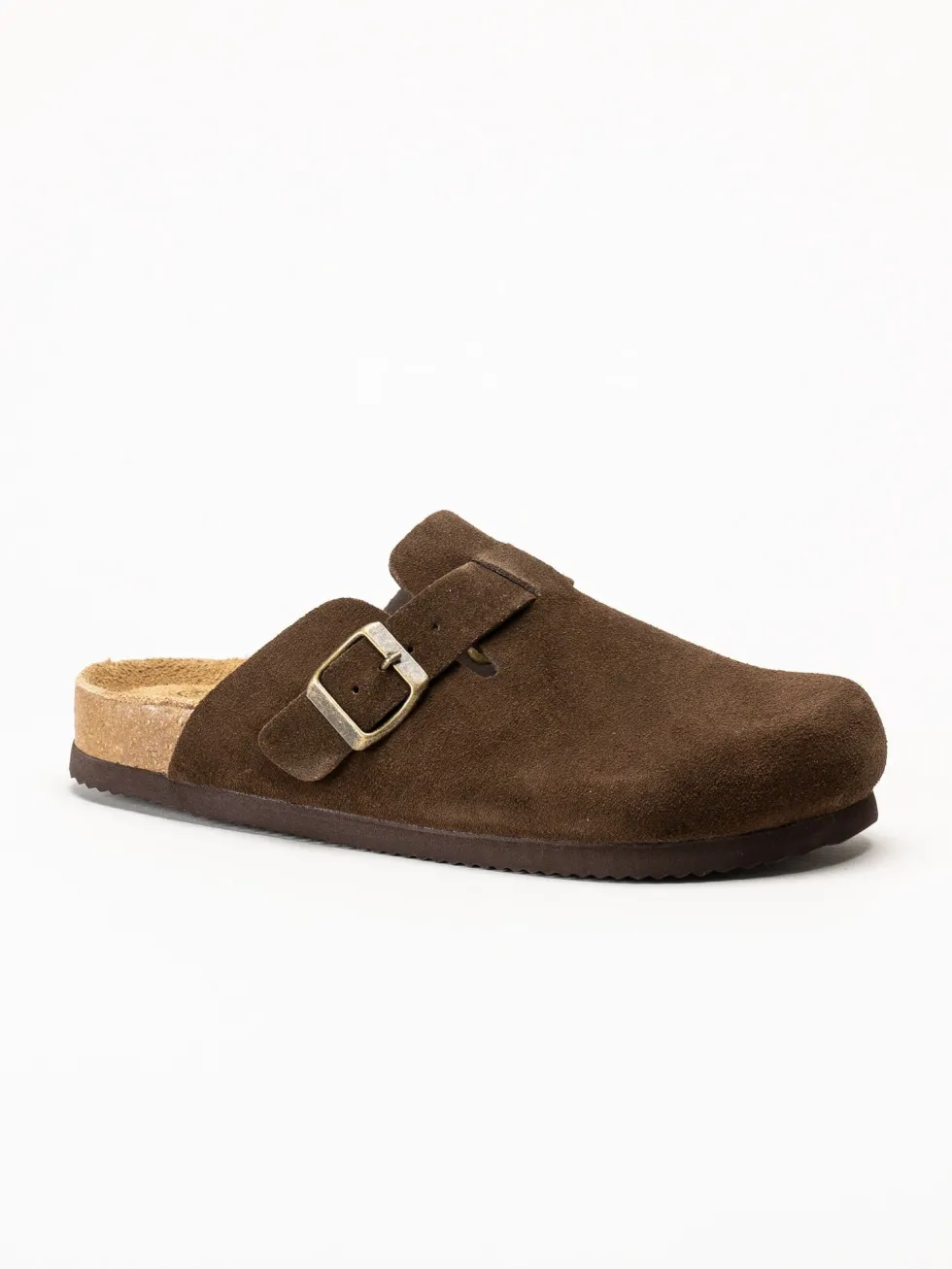 CpH Comfort - Mörkbruna sandaler i mocka