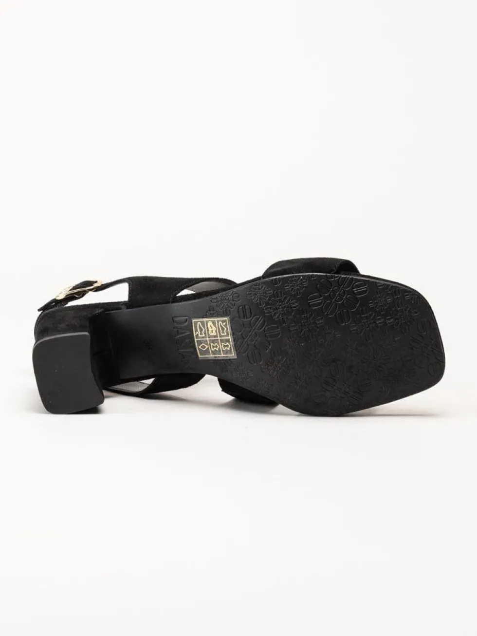 Dasia - Ginger - Svarta sandaletter i mocka