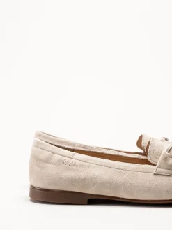 Dasia - Shelly - Beige loafers i mocka