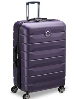 Delsey - Air Armour 77 Expandable - Mörklila resväska expanderbar