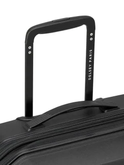 Delsey - Anvers Val Tr Sl Ext 4dr 55 - Svart matt expanderbar resväska