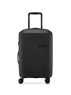 Delsey - Anvers Val Tr Sl Ext 4dr 55 - Svart matt expanderbar resväska