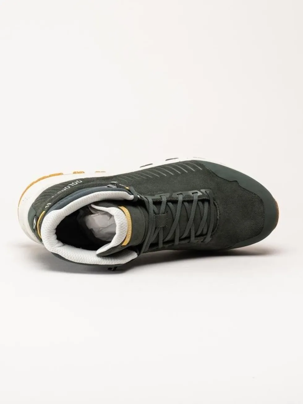 Dolomite - Carezza leather Mid WP Mens - Gröna vattentäta kängor i mocka
