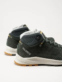 Dolomite - Carezza leather Mid WP Mens - Gröna vattentäta kängor i mocka