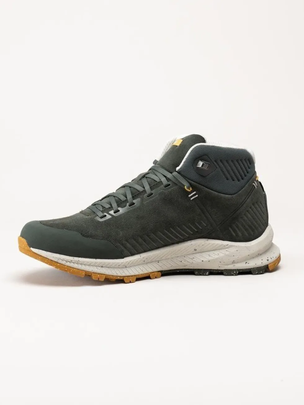 Dolomite - Carezza leather Mid WP Mens - Gröna vattentäta kängor i mocka