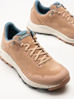 Dolomite - Carezza leather Wms - Ljusrosa vandringsskor i mocka