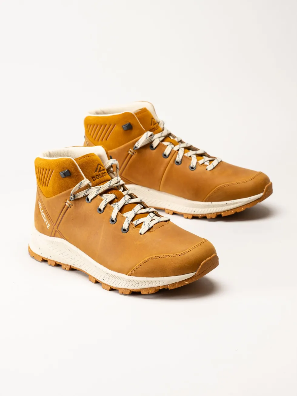 Dolomite - Carezza Nabuk Mid Lt Ms - Gula promenadkängor i nubuck och mocka