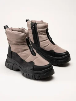 Duffy - Beige fodrade nylonboots