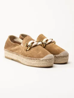 Duffy - Camel färgade espadriller