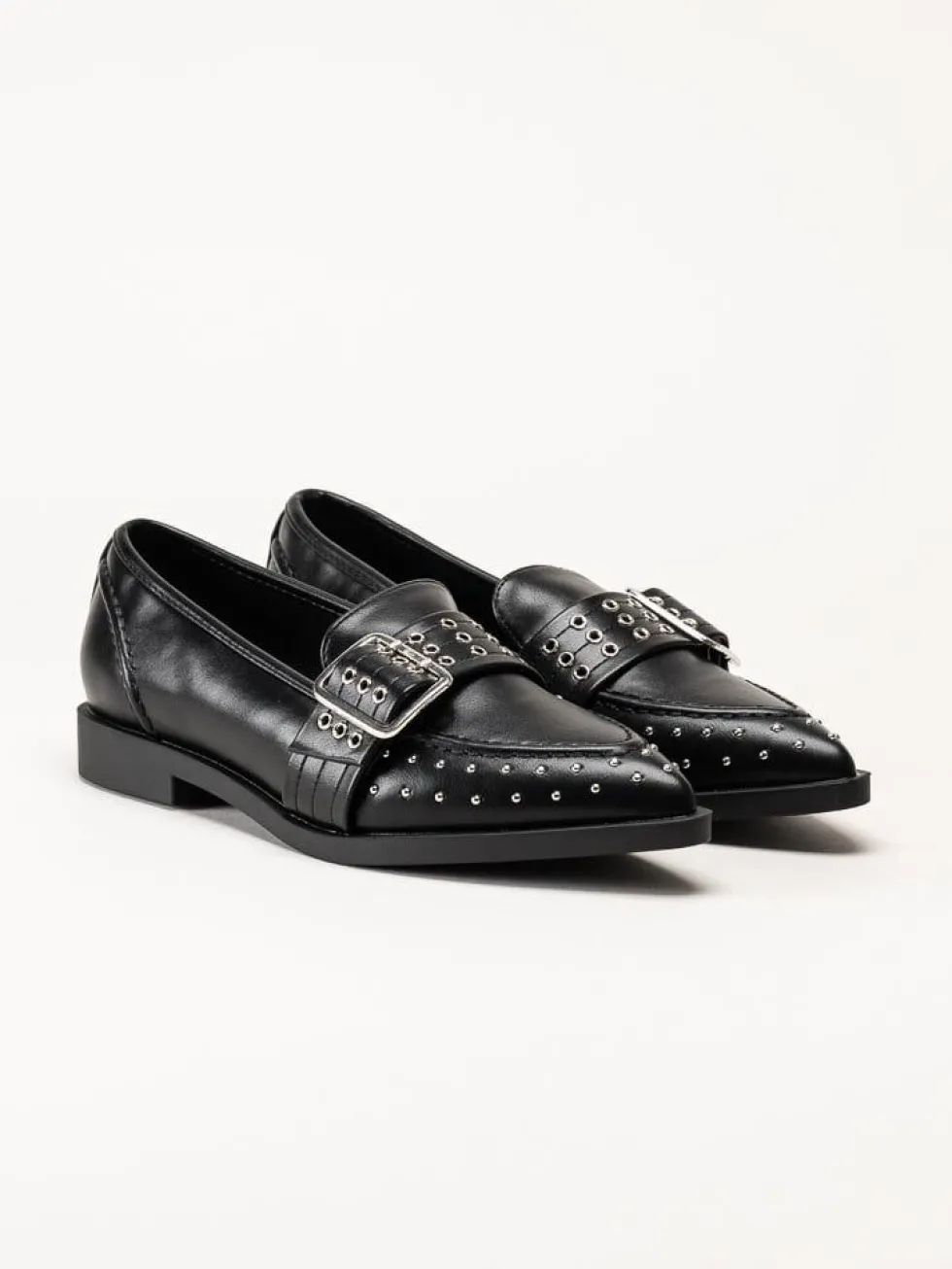 Duffy - Fulgatore Otto - Svarta loafer med dekornitar