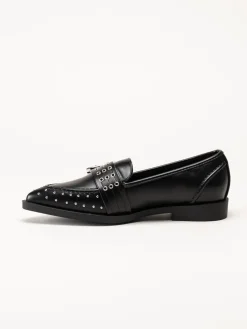 Duffy - Fulgatore Otto - Svarta loafer med dekornitar