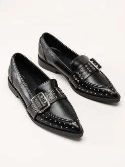 Duffy - Fulgatore Otto - Svarta loafer med dekornitar