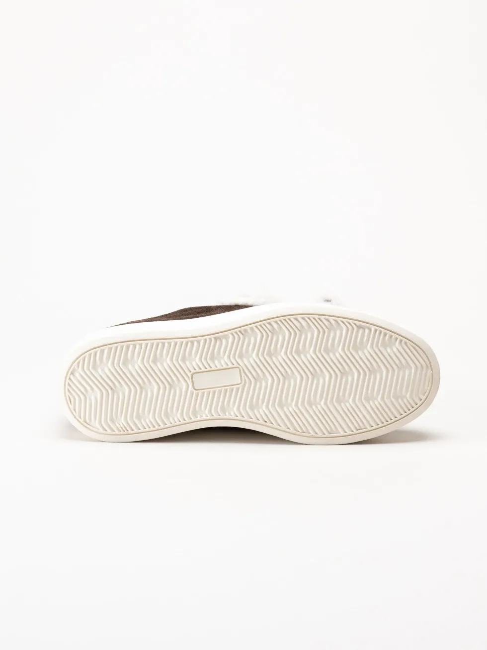 Duffy - Leuca Uno - Mörkbruna sneakers i mocka