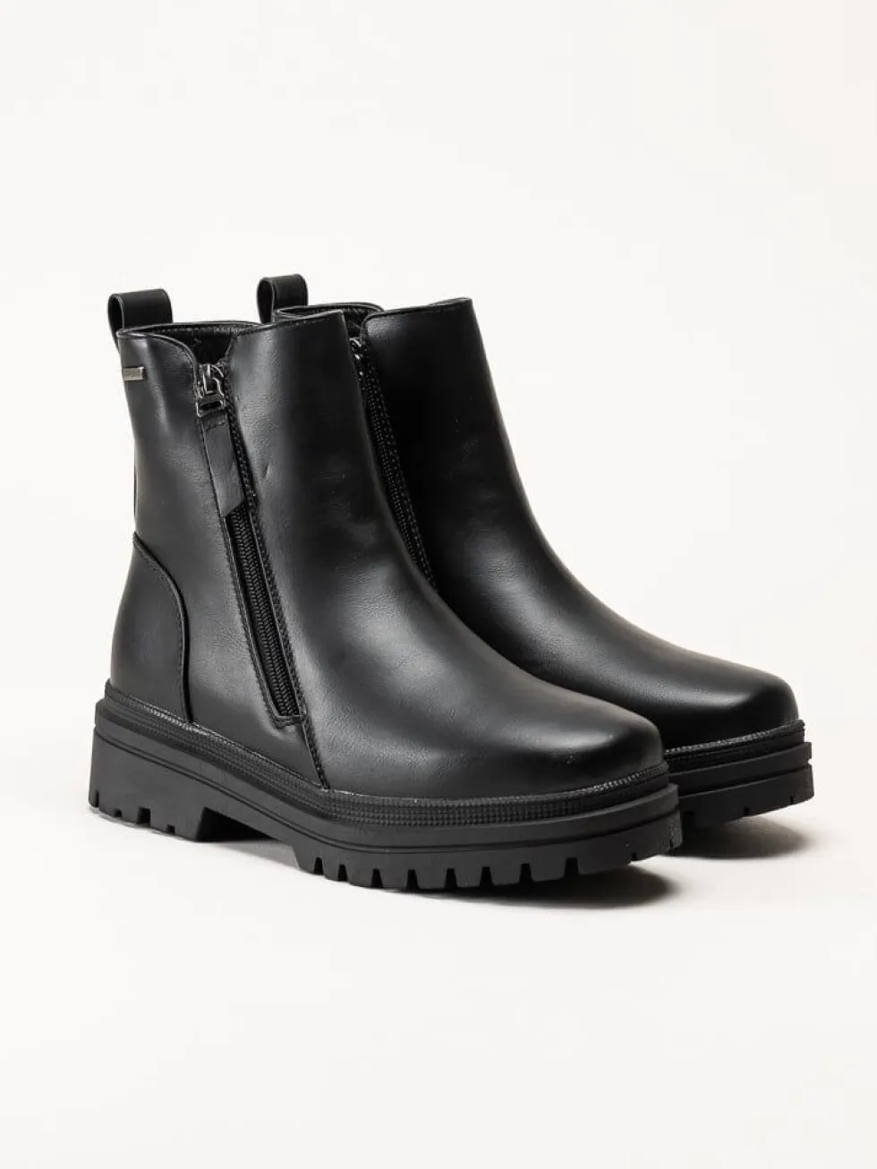 Duffy - Marcellina Tre - Svarta fodrade boots