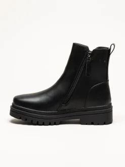 Duffy - Marcellina Tre - Svarta fodrade boots