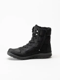 Ecco - Babett GTX - Svarta fodrade kängor