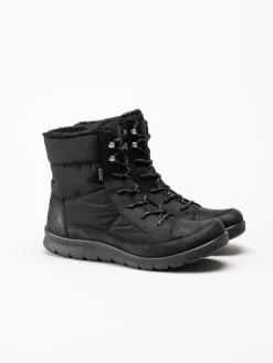 Ecco - Babett GTX - Svarta fodrade kängor