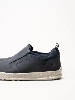 Ecco - Byway M Slip-On - Mörkblå slip on skor