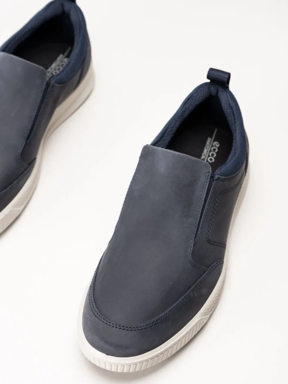 Ecco - Byway M Slip-On - Mörkblå slip on skor