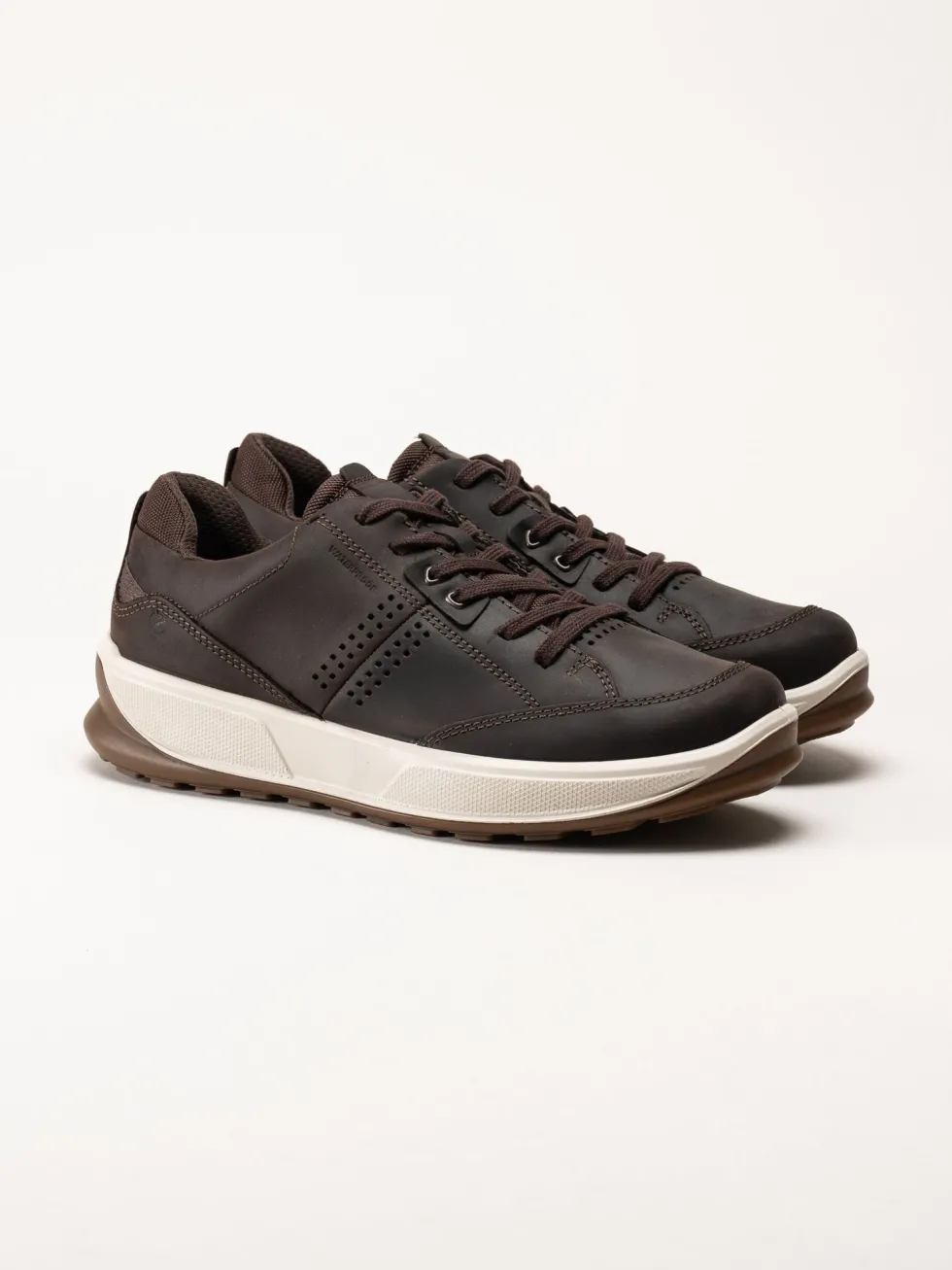 Ecco - Byway 2.0 Shoe WP - Bruna promenadskor i oljat skinn