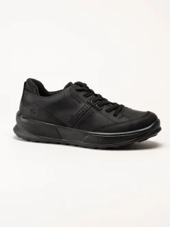 Ecco - Byway 2.0 Shoe WP - Svarta promenadskor i oljat skinn